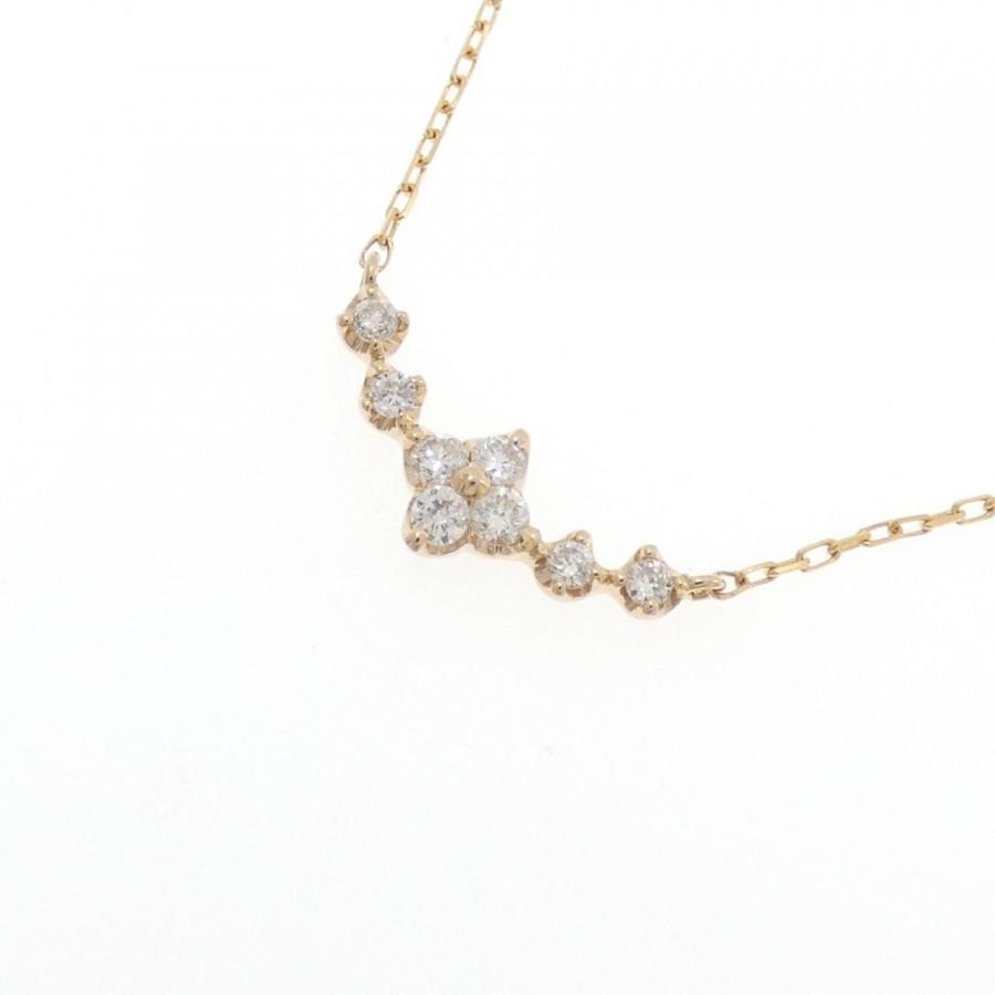 クミキョク フラワー ダイヤモンド ネックレス 0.13CT : KOMEHYO 