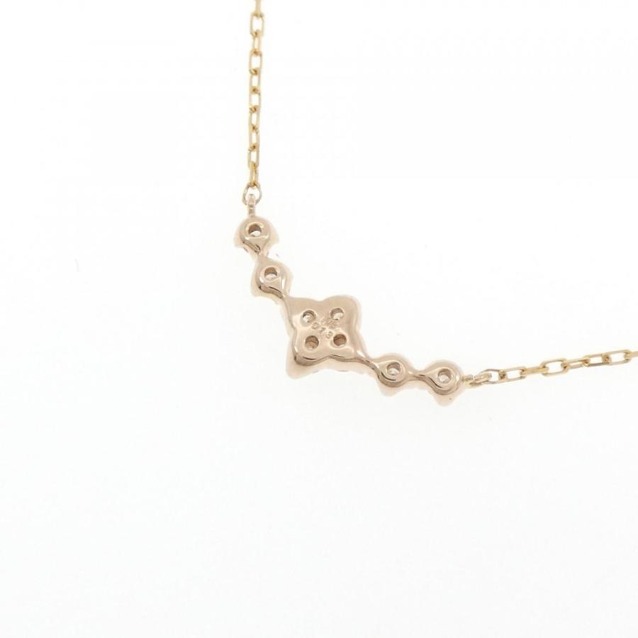 クミキョク フラワー ダイヤモンド ネックレス 0.13CT : KOMEHYO 