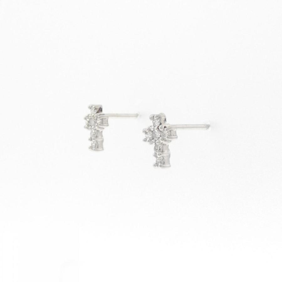 PT900 ダイヤモンド 0．1ct ピアス「ブライト」 | ete bijoux 