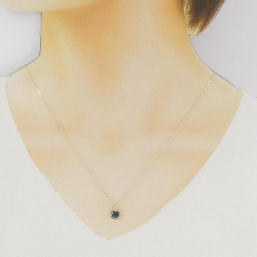 K10YG ブルートパーズ ネックレス
