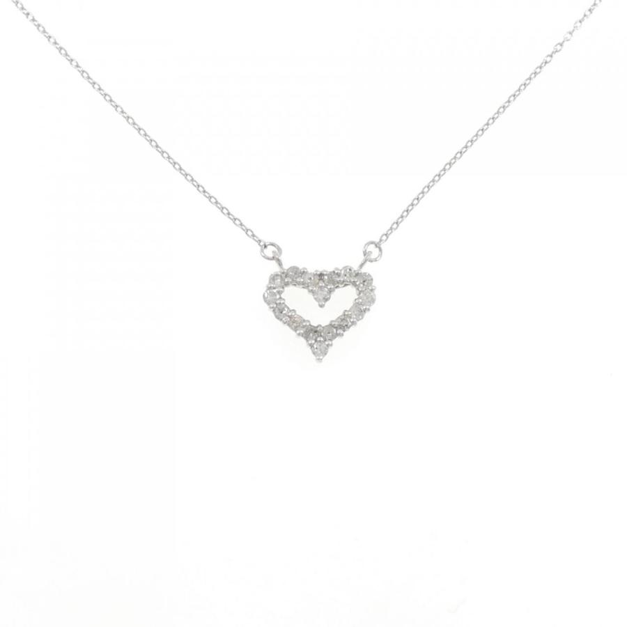 PT1000/PT850 ハート ダイヤモンド ネックレス 0.3CT : KOMEHYO