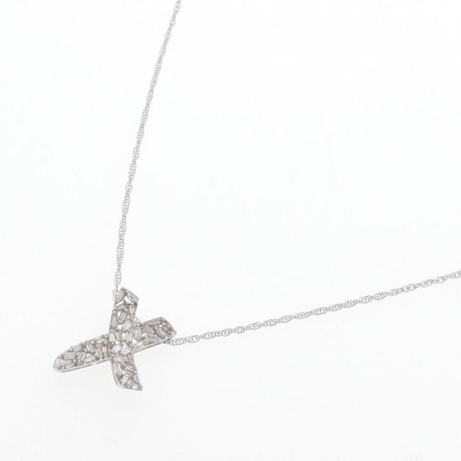 K18WG ダイヤモンド ネックレス 0.30CT 【公式通販】