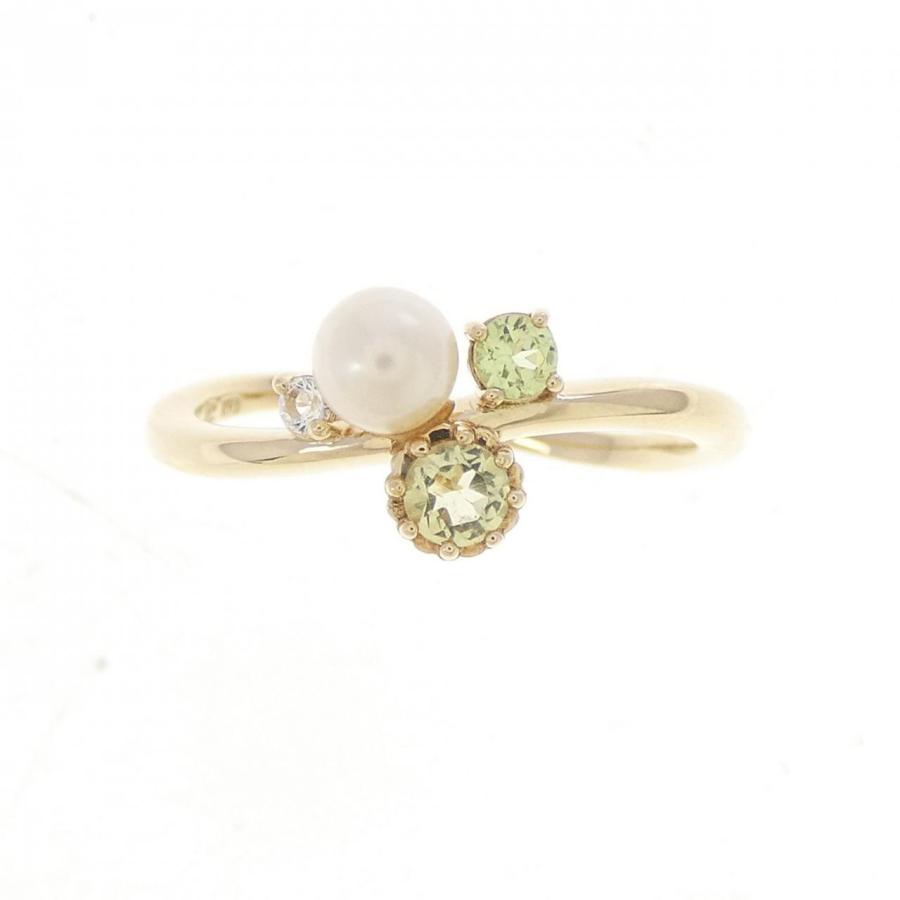 レディース 4℃ Bright Color Stone シルバー リング