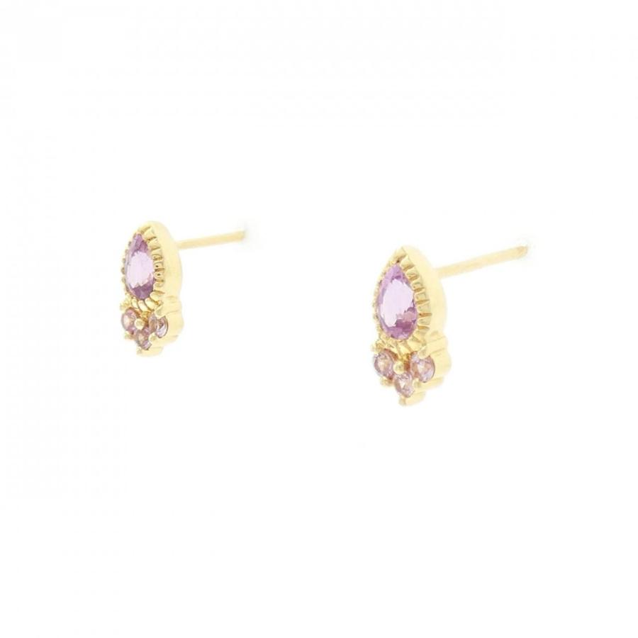 ベルシオラ サファイヤ ピアス 美品 BELLESIORA ベルシオラ スクエア 
