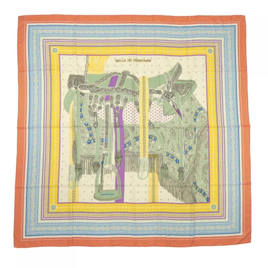 エルメス HERMES SELLE DE DIGNITAIRE BANDANA H243870S カレジェアン140 ショール エルメス HERMES SELLE DE DIGNITAIRE BANDANA H243870S カレジェアン
