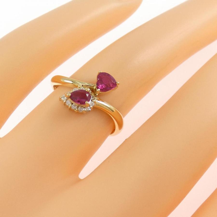K18YG ルビー リング : KOMEHYO ONLINESTORE Yahoo!店 - 通販