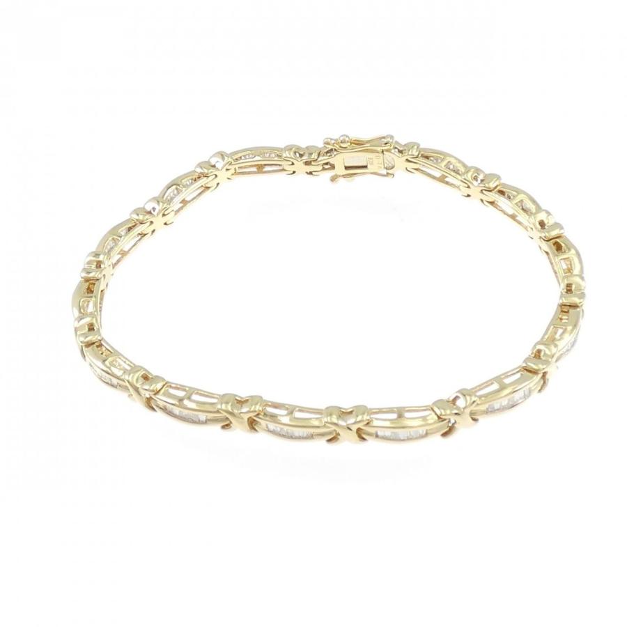 K18YGダイヤモンドブレスレット K18YG ダイヤモンド ブレスレット 0.74CT : KOMEHYO ONLINESTORE Yahoo