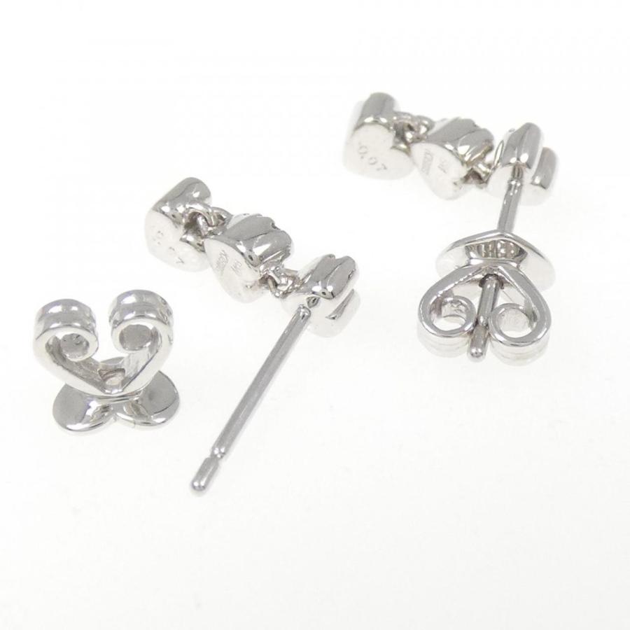 ポンテヴェキオ ハート ダイヤモンド ピアス 0.14CT : KOMEHYO