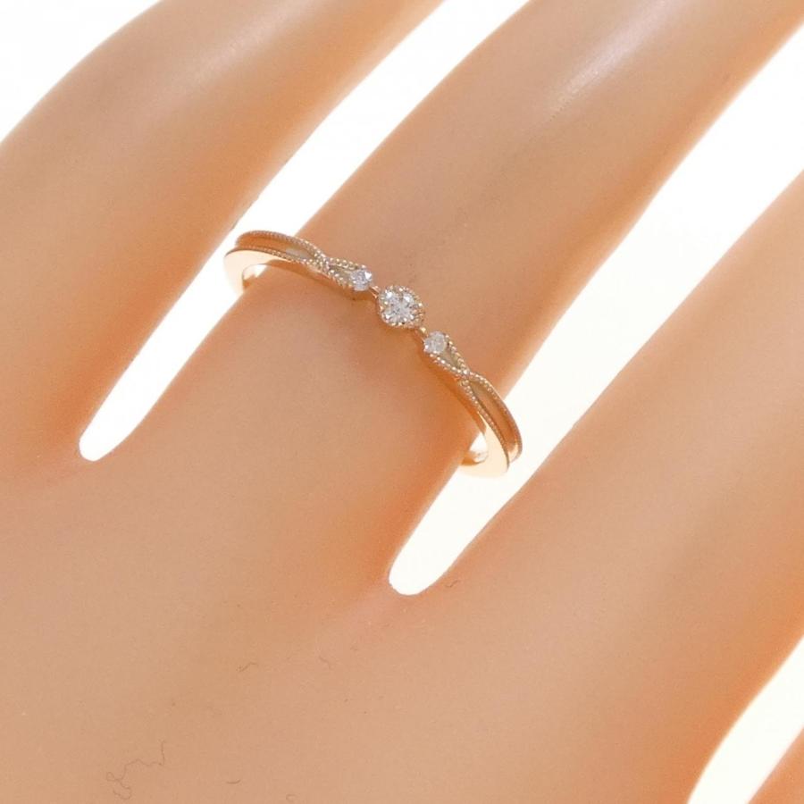 組曲　K10PG ダイヤ 0.04CTリング K10PG ダイヤモンド リング 0.04CT : KOMEHYO ONLINESTORE Yahoo!店