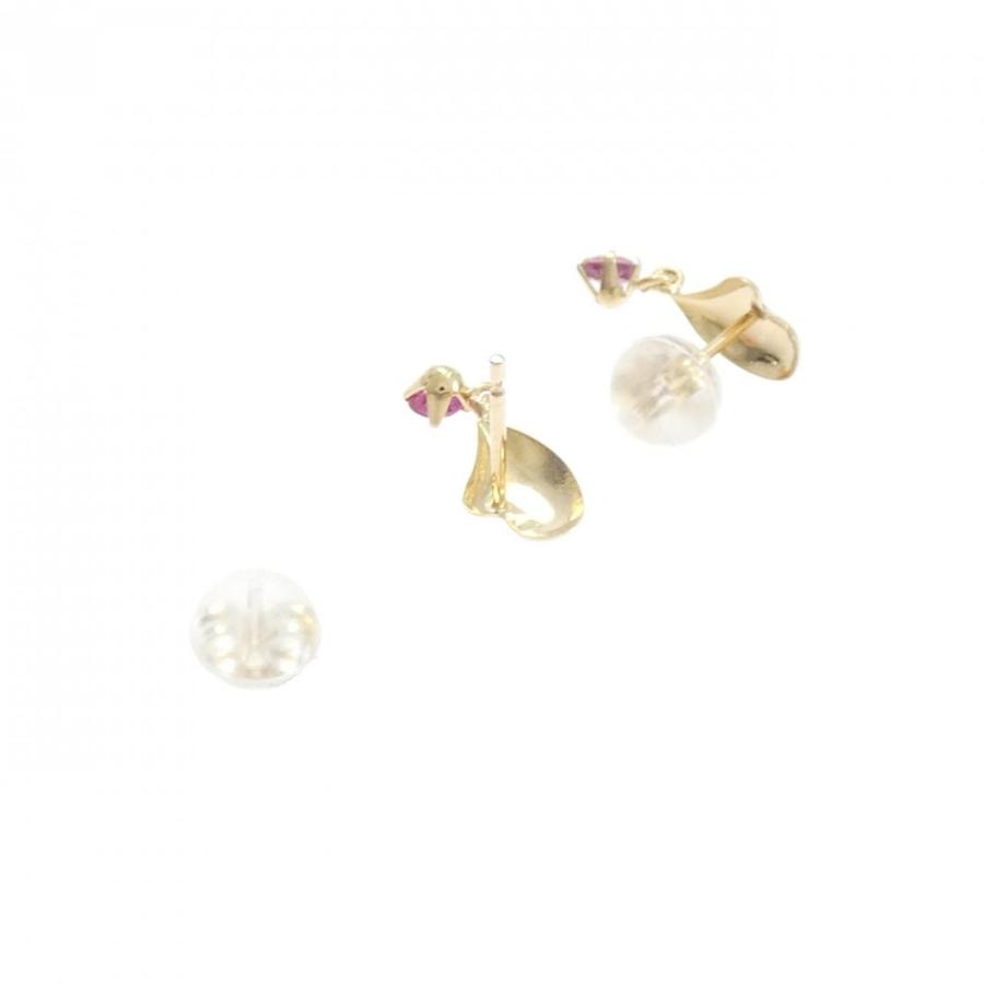 K18YG ハート ルビー ピアス : KOMEHYO ONLINESTORE Yahoo!店 - 通販