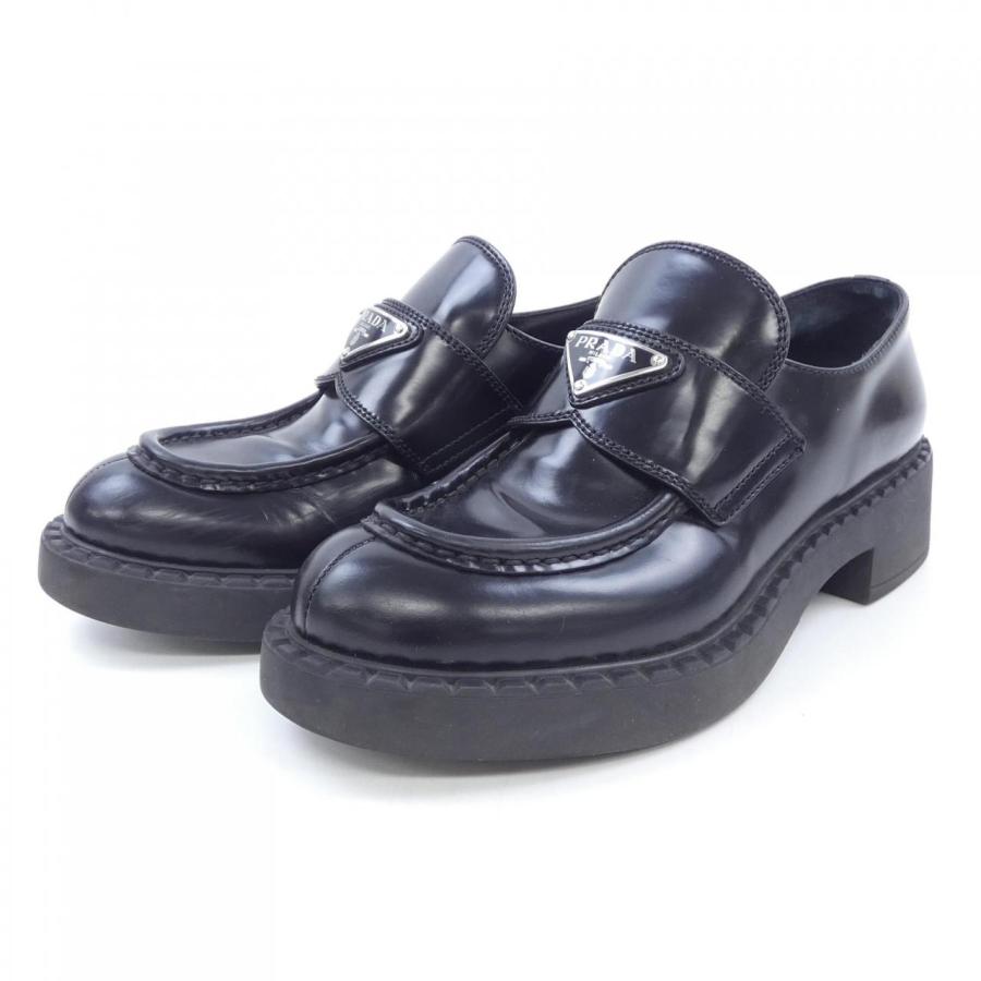 PRADA ローファー トライアングルロゴ チョコレート プラダ PRADA チョコレート ローファー トライアングルロゴ 1D246M