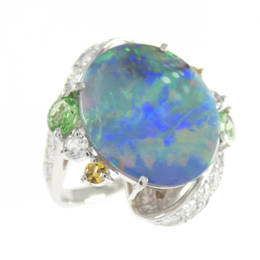PT900 ブラックオパール リング 2.17CT : KOMEHYO ONLINESTORE Yahoo