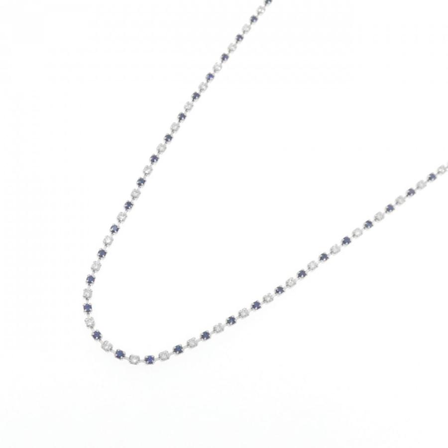 PT850 サファイヤ ネックレス 1.89CT : KOMEHYO ONLINESTORE Yahoo!店