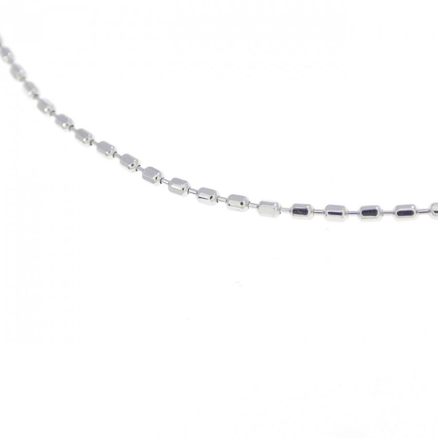 K18WG ダイヤモンドネックレス　ボールチェーン K18WG ボール チェーンネックレス : KOMEHYO ONLINESTORE Yahoo!店