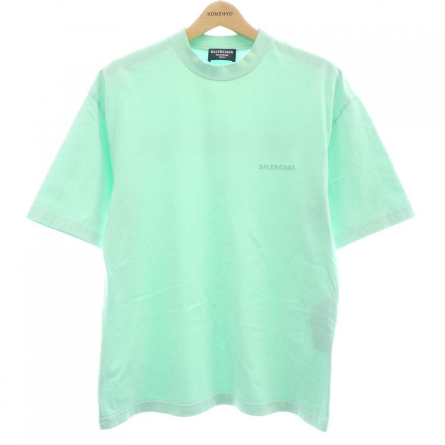 BALENCIAGA WARDROBE Tシャツ ライトグリーン L バレンシアガ BALENCIAGA WARDROBE 612966 TLVB9 UNISEX Tシャツ
