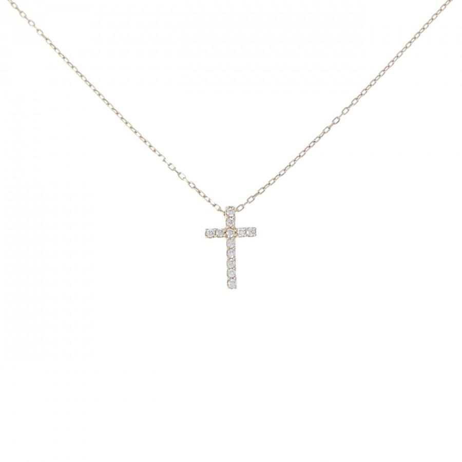 スタージュエリー クロス ダイヤモンド ネックレス 0.03CT : KOMEHYO 
