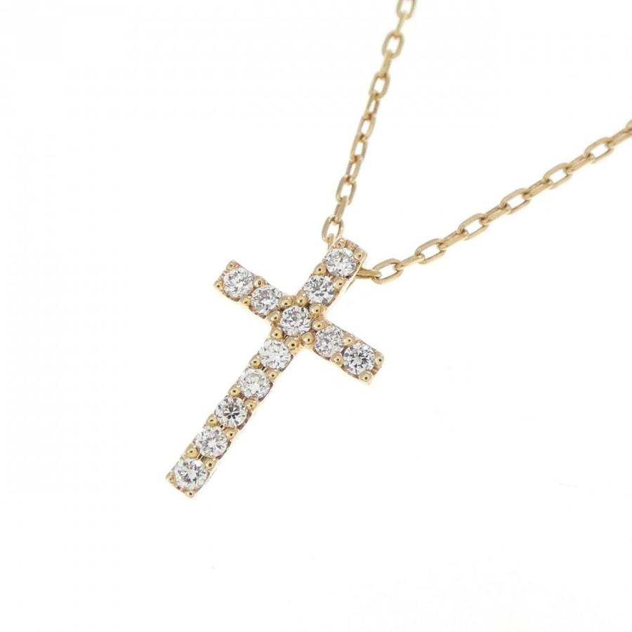 スタージュエリー クロス ダイヤモンド ネックレス 0.03CT : KOMEHYO 