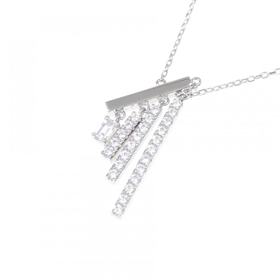 アーカー シャンデリアバゲット ネックレス 0.15CT_2