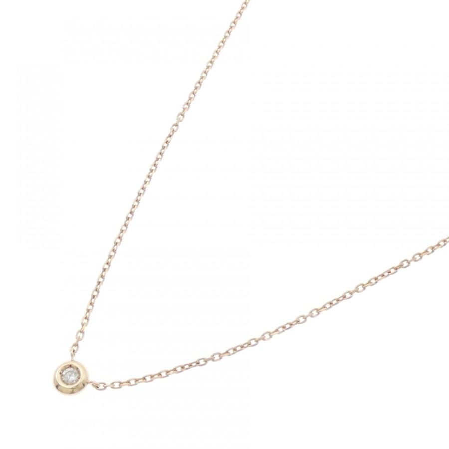 アガット ダイヤモンド ネックレス 0.05CT_1