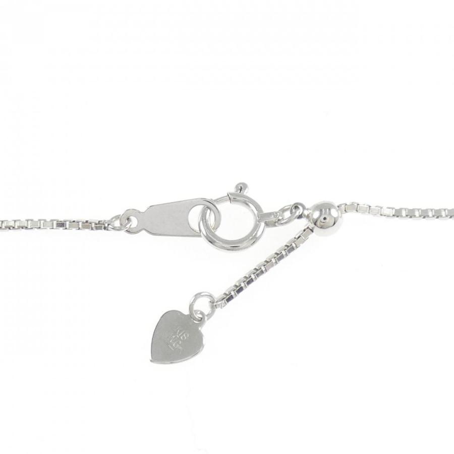 K18WG パヴェ ハート ダイヤモンド ネックレス 0.80CT_4