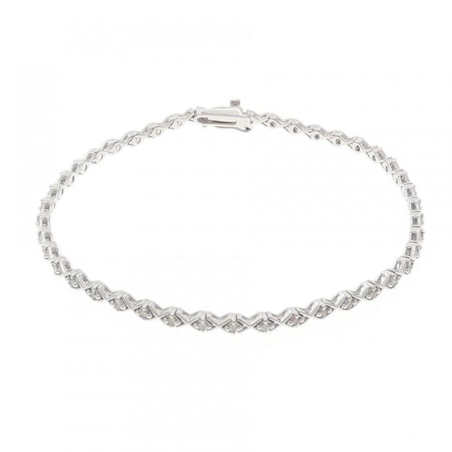 K18WG ダイヤモンド ブレスレット 0.50CT : KOMEHYO ONLINESTORE Yahoo 