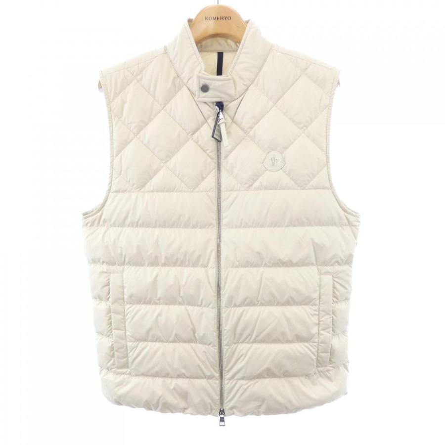 美品‼️モンクレール　MONCLER ダウンベスト　ホワイト✖️ベージュ モンクレール MONCLER ARCALOD ダウンベスト : KOMEHYO ONLINESTORE