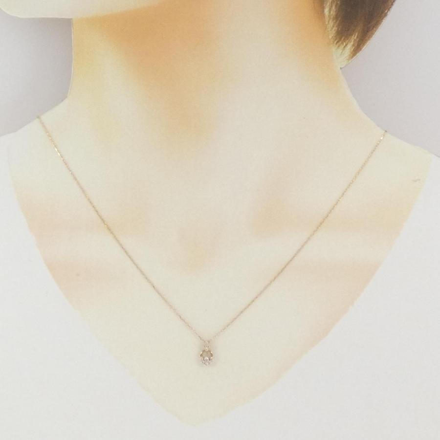 K18PG ダイヤモンド ネックレス 0.10CT : KOMEHYO ONLINESTORE Yahoo 