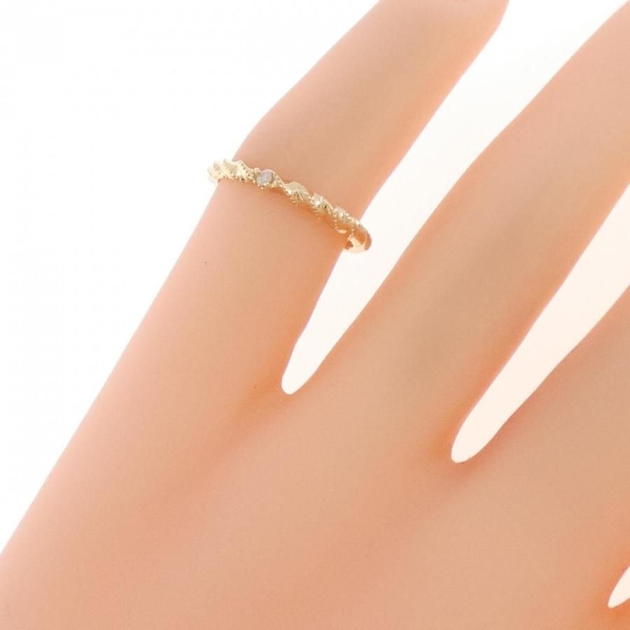 アガット ダイヤモンド ピンキーリング 0.01CT_4