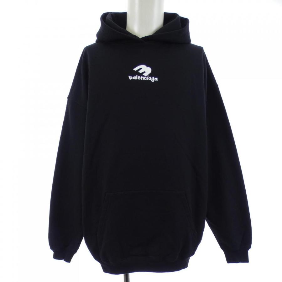 【希少・人気】バレンシアガ 20SS シンボリックロゴ プルオーバー パーカー黒 バレンシアガ BALENCIAGA 578135 TNVH2 パーカー : KOMEHYO