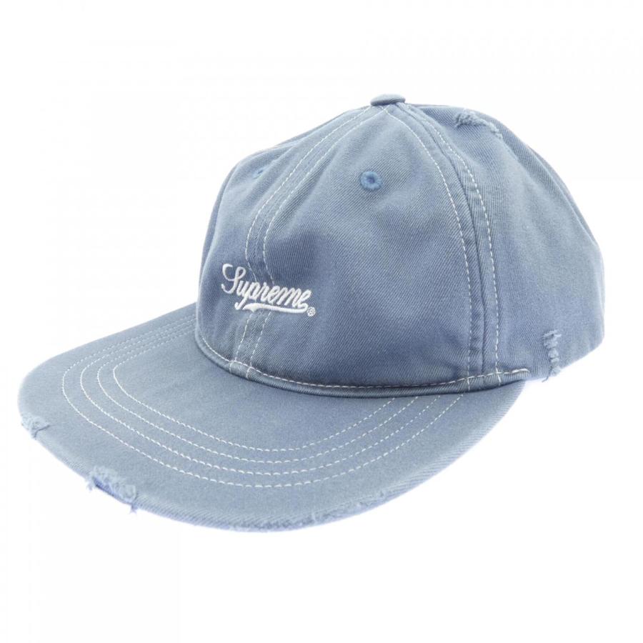シュプリーム SUPREME DISTRESSED SCRIPT 6- キャップ : KOMEHYO
