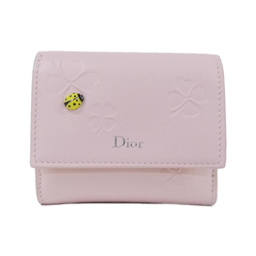 未使用品】クリスチャンディオール DIOR CLOVER JARDIN LOTUS WALLET 