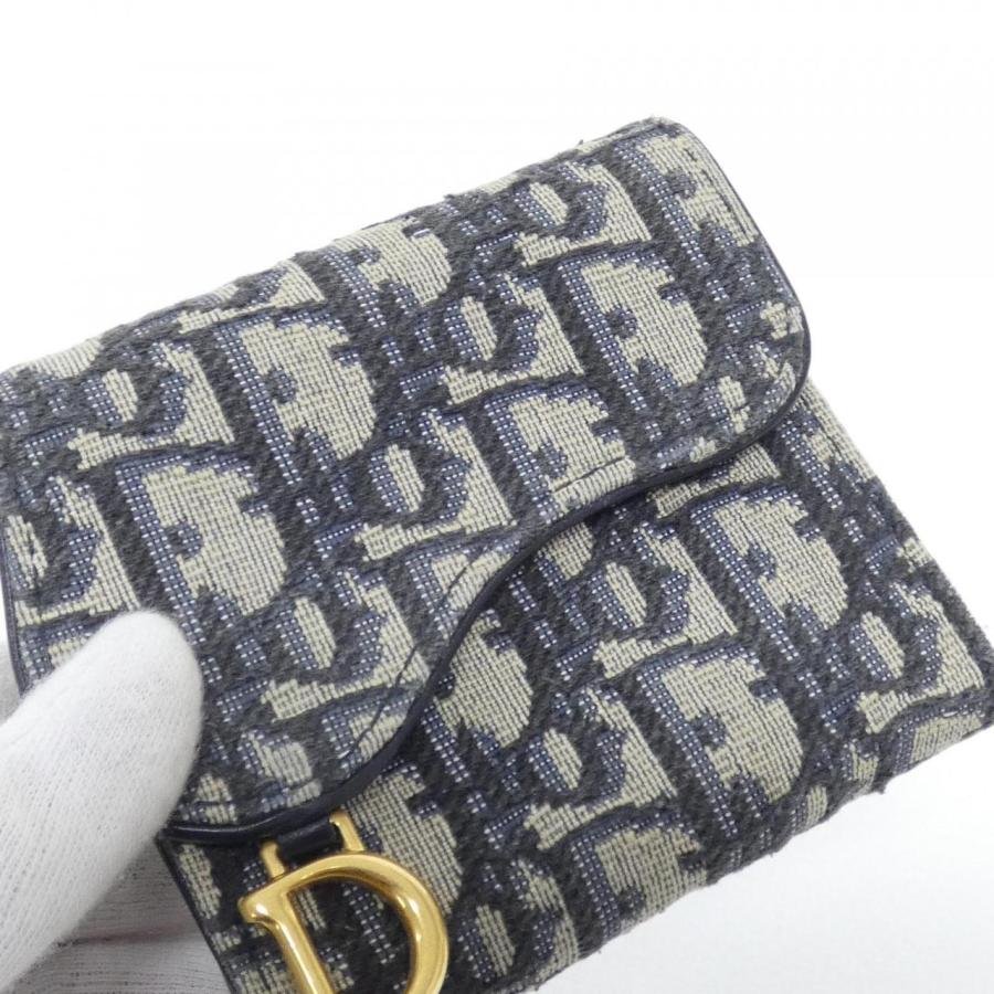 クリスチャンディオール DIOR OBLIQUE サドル ロータス ウォレット