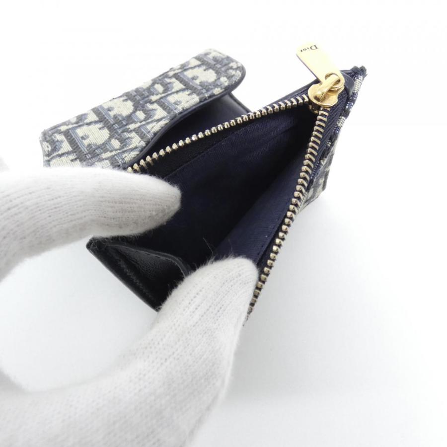 クリスチャンディオール DIOR OBLIQUE サドル ロータス ウォレット S5652CTZQ 財布 DIOR】サドル ロータスウォレット ディオール オブリーク (Dior