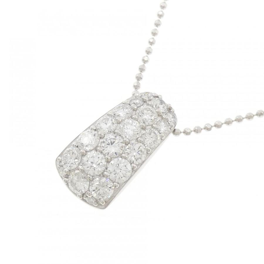 PT900/PT850 パヴェ ダイヤモンド ネックレス 1.60CT_2