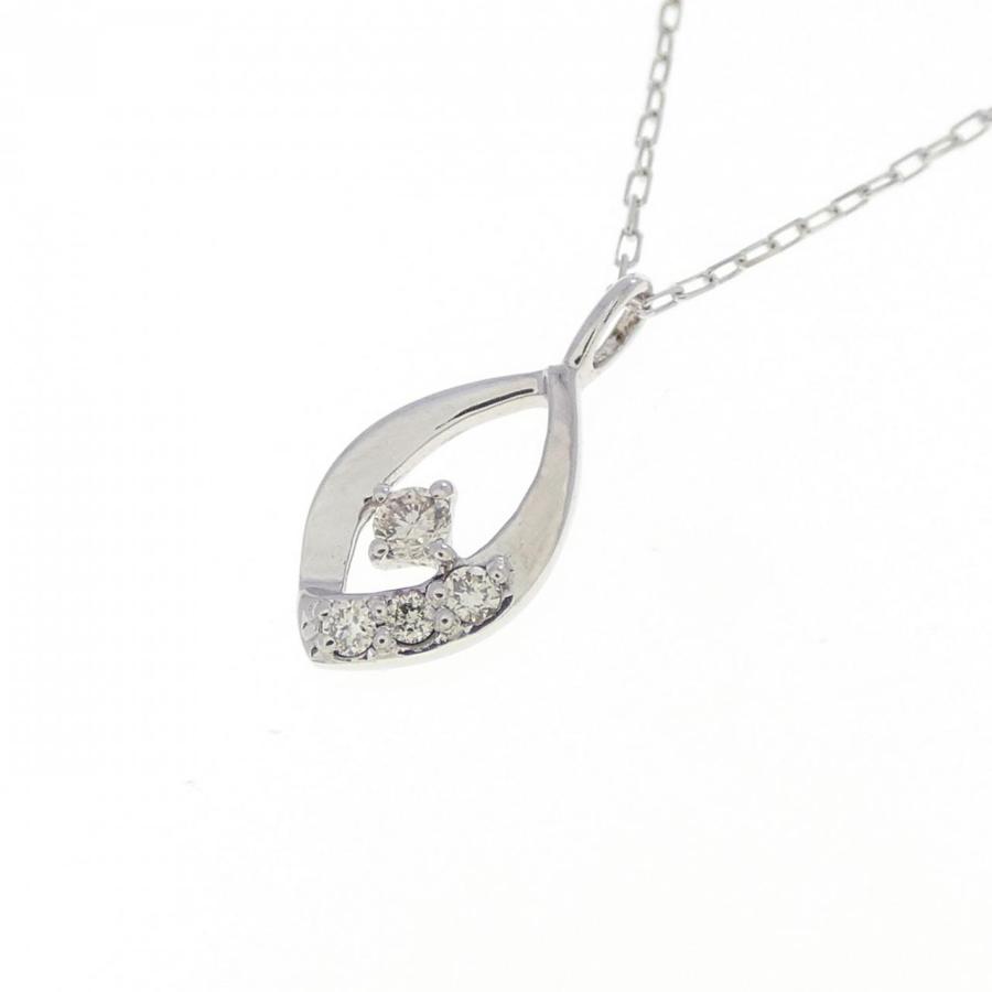 K10WG ダイヤモンド ネックレス 0.02CT : KOMEHYO ONLINESTORE Yahoo 