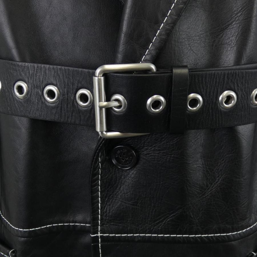 ヴェルサーチェ VERSACE A85136 レザージャケットの画像