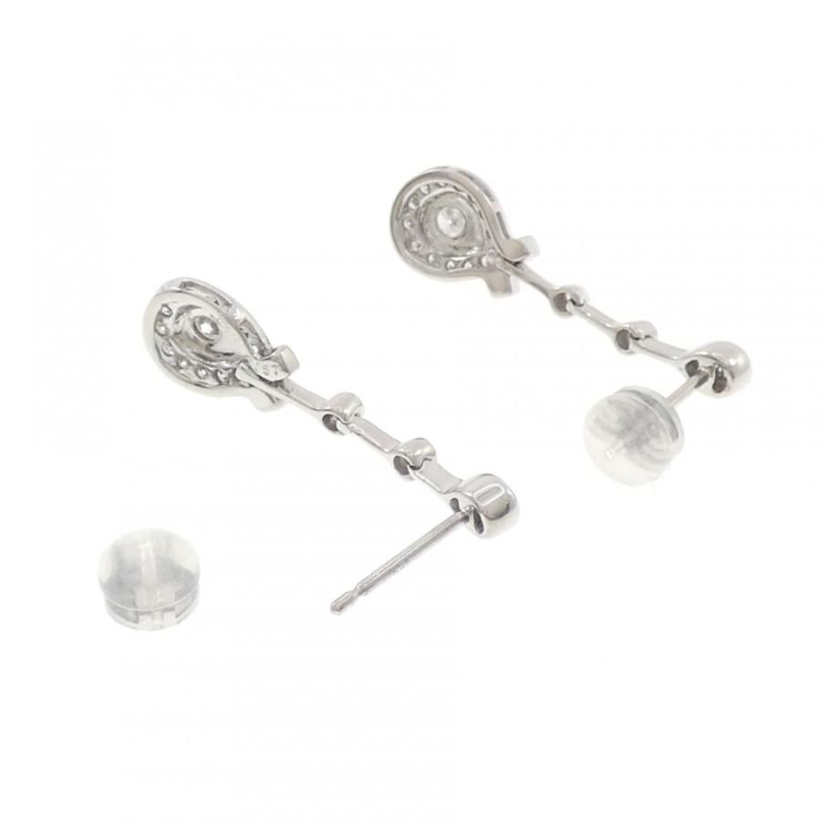 K18WG ダイヤモンドピアス　片耳 K18WG ダイヤモンド ピアス 0.57CT : KOMEHYO ONLINESTORE Yahoo!店