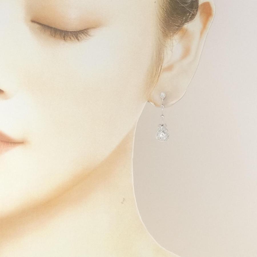K18WG ダイヤモンド ピアス 0.57CT : KOMEHYO ONLINESTORE Yahoo!店