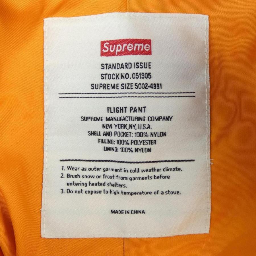 シュプリーム SUPREME Washed Flight Satin パンツ : KOMEHYO