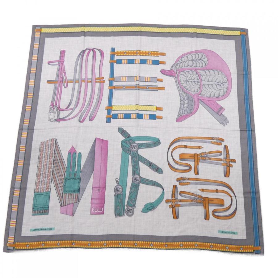エルメス HERMES LETTRES EQUESTRES H244039S カレジェアン140 ショール エルメス HERMES LETTRES EQUESTRES H244039S カレジェアン140