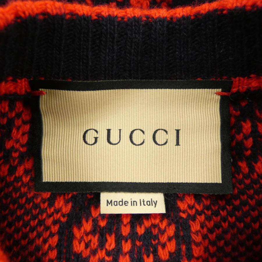 GUCCI - グッチ 【新品同様/国内正規】713300 GGウール ブークレ ジャカード XS グッチ GUCCI GGウール ブークレ ジャカード 713300 XKCNA