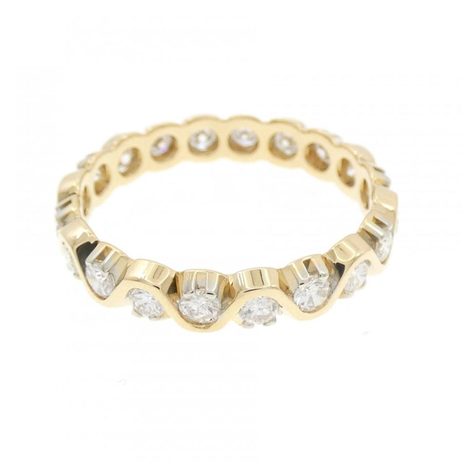 750YG フルエタニティ ダイヤモンド リング 0.90CT : KOMEHYO