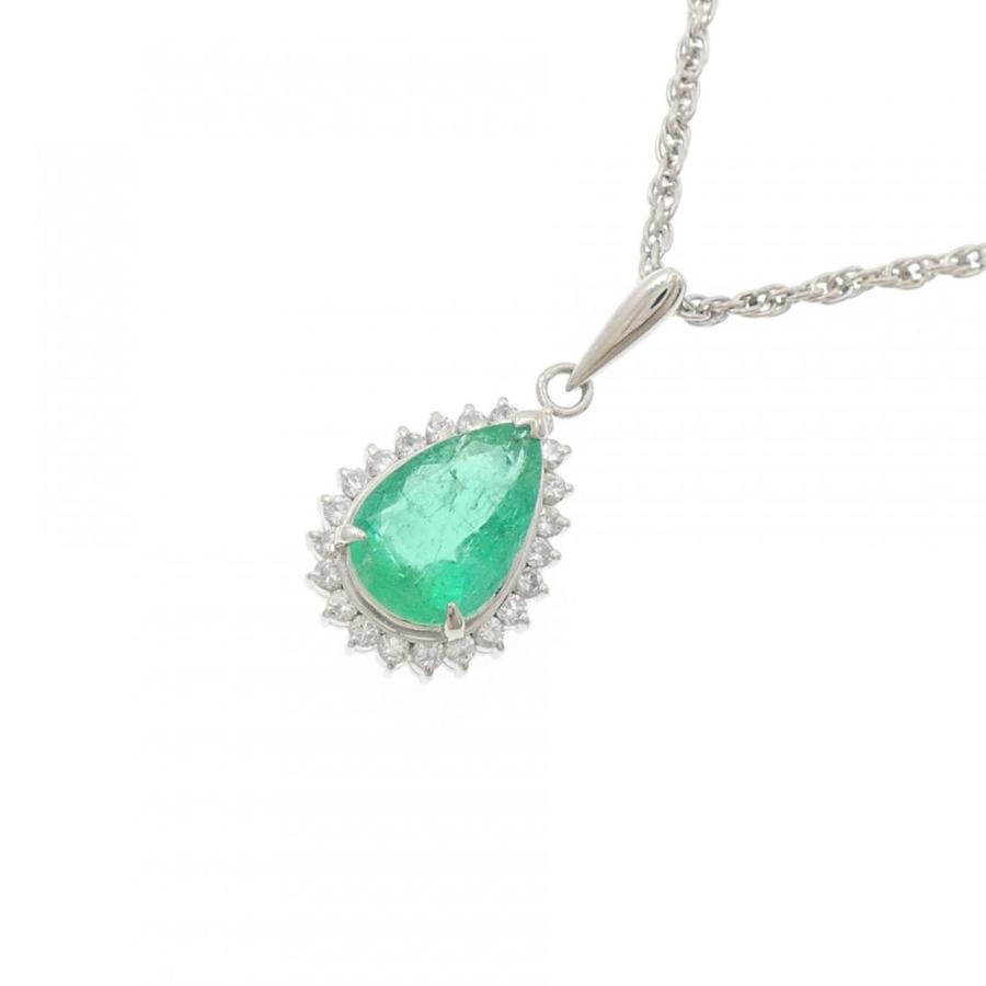 PT900/PT850 エメラルド ネックレス 1.94CT : KOMEHYO ONLINESTORE