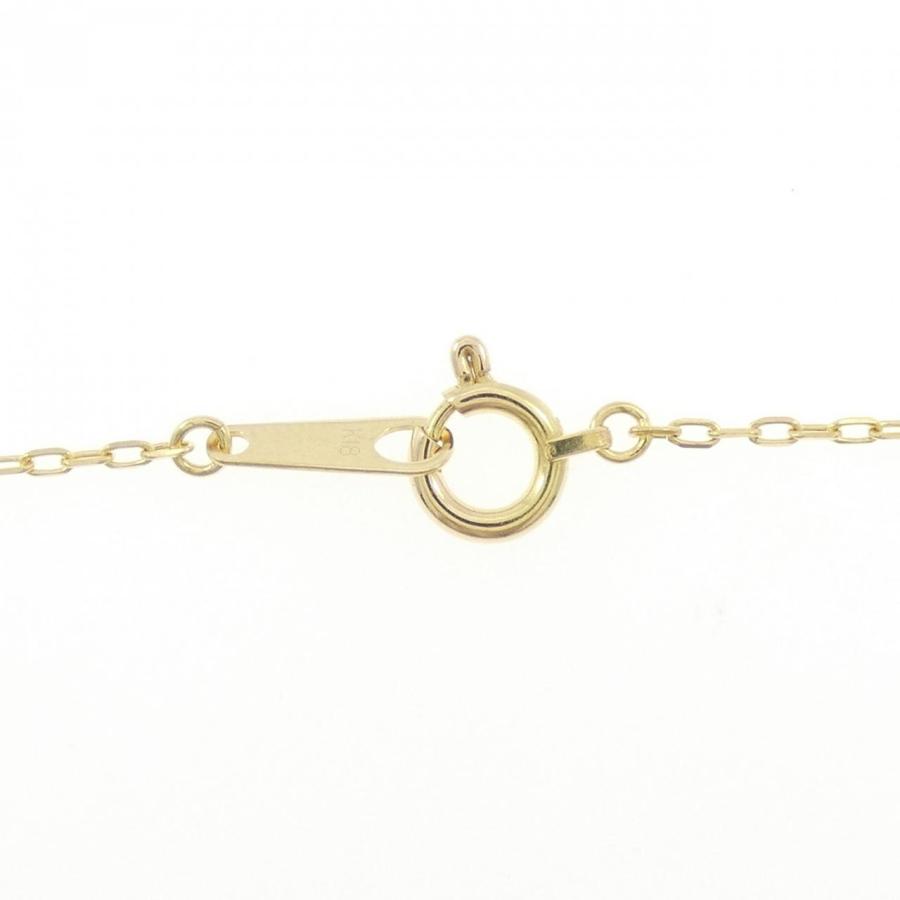 K18YG イニシャルN ダイヤモンド ネックレス 0.12CT : KOMEHYO 