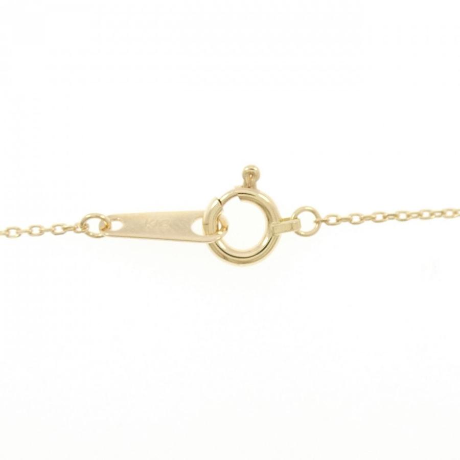 K18YG イニシャルM ダイヤモンド ネックレス 0.16CT : KOMEHYO
