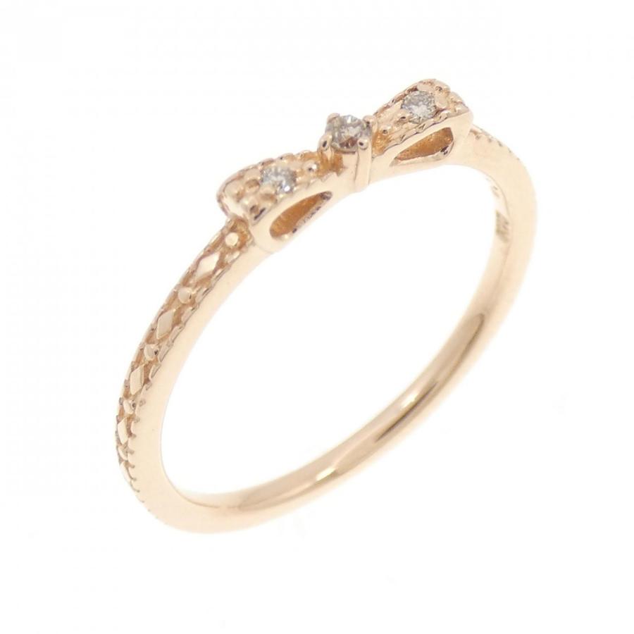 ノジェス リボン ダイヤモンド リング 0.02CT : KOMEHYO ONLINESTORE 