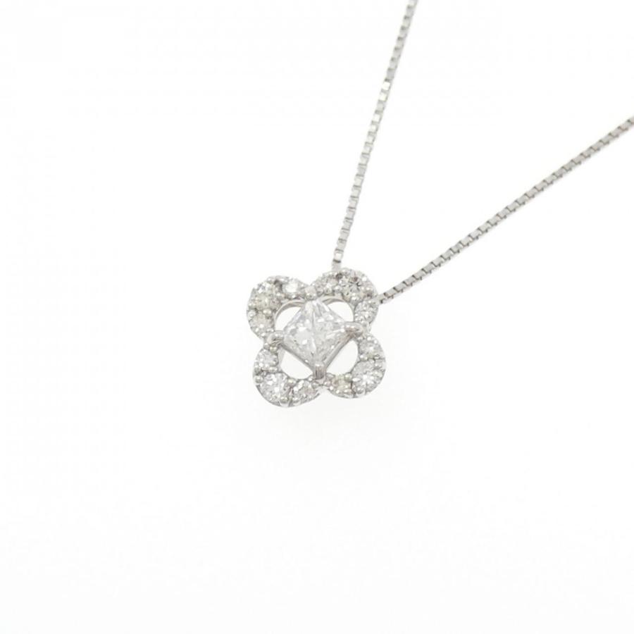 PT950/PT850 ダイヤモンド ネックレス 0.183CT