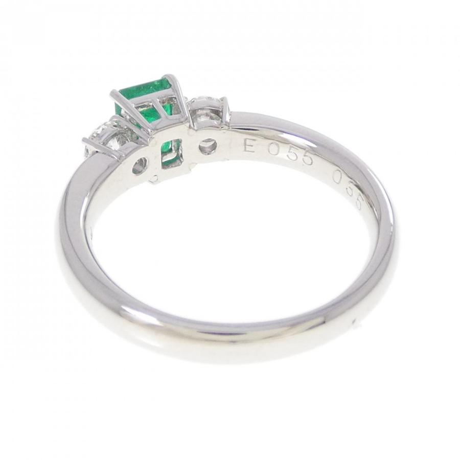 PT900 エメラルド リング 0.55CT : KOMEHYO ONLINESTORE Yahoo!店 