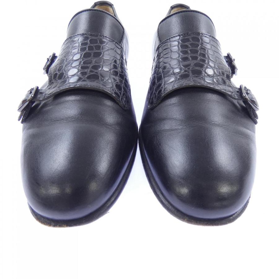 新品未使用】サントーニ Santoni 紳士ドレスシューズ ブラック 黒色