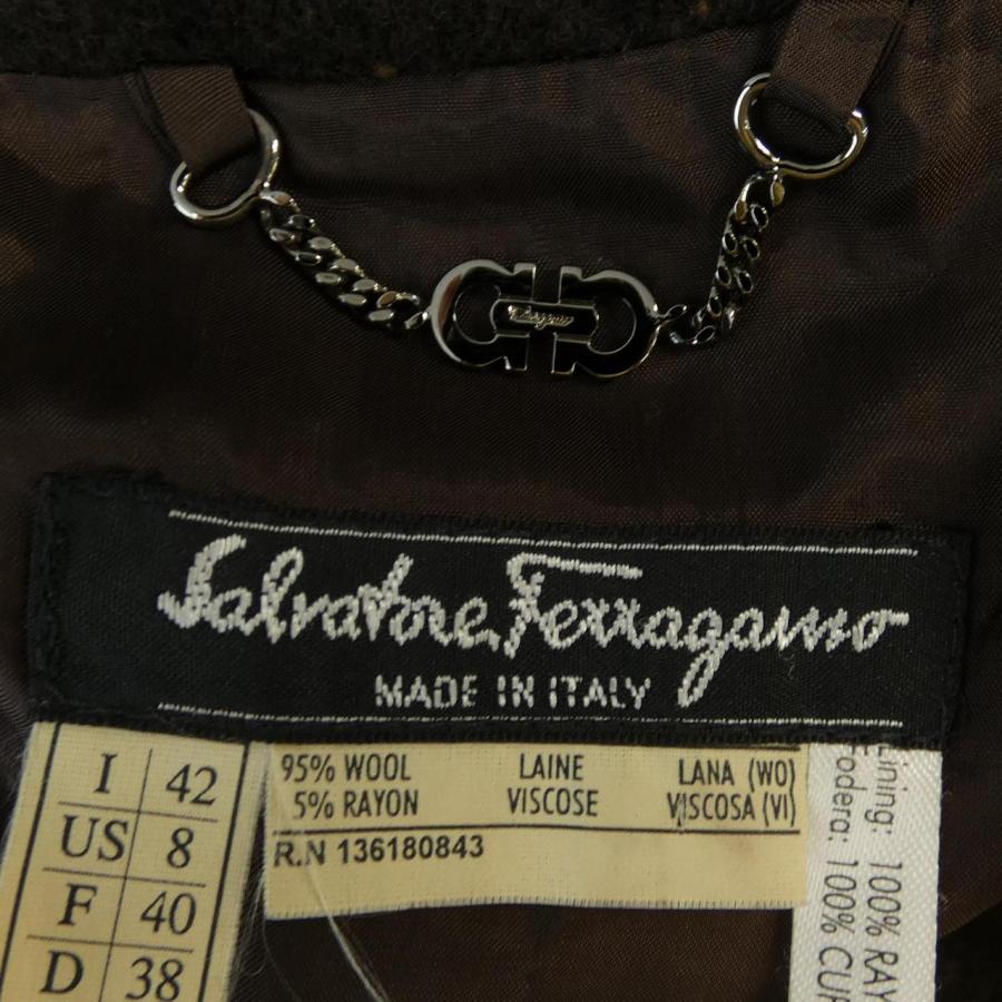 ヴィンテージ】サルヴァトーレフェラガモ SALVATORE FERRAGAMO コート
